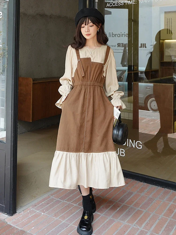 Contrast Color Patchwork Dress For Women New Spring Round Neck Flare Sleeves Big Umbrella Dresses Female Fashion 2DC1570
Contrast Color Patchwork Dress For Women New Spring Round Neck Flare Sleeves Big Umbrella Dresses Female Fashion 2DC1570
