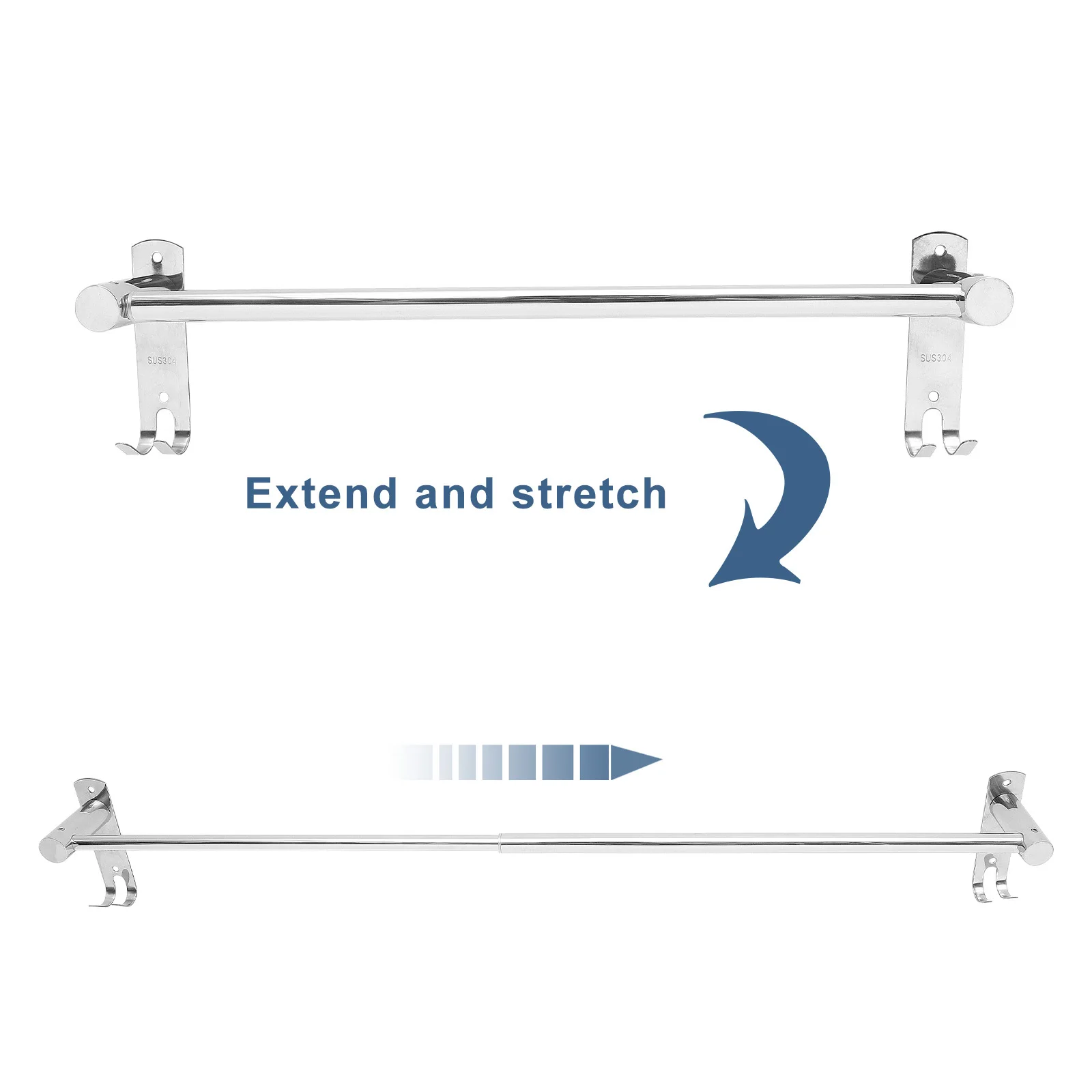 Wall Mounted Towel Racks Stainless Steel Bathroom Adjustable Hand Towel Bar Storage 1Set Pot Bar Rack Pan Rail Hanging
Wall Mounted Towel Racks Stainless Steel Bathroom Adjustable Hand Towel Bar Storage 1Set Pot Bar Rack Pan Rail Hanging