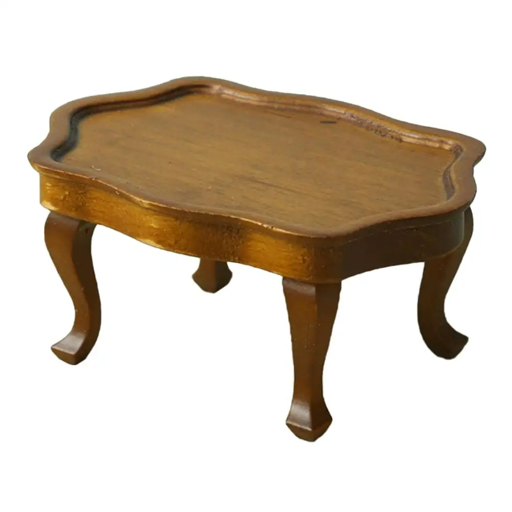 Realistic Miniature Coffee Table Dollhouse Furniture Decoration Living Room Desk Wooden Material Small Versatile
Realistic Miniature Coffee Table Dollhouse Furniture Decoration Living Room Desk Wooden Material Small Versatile