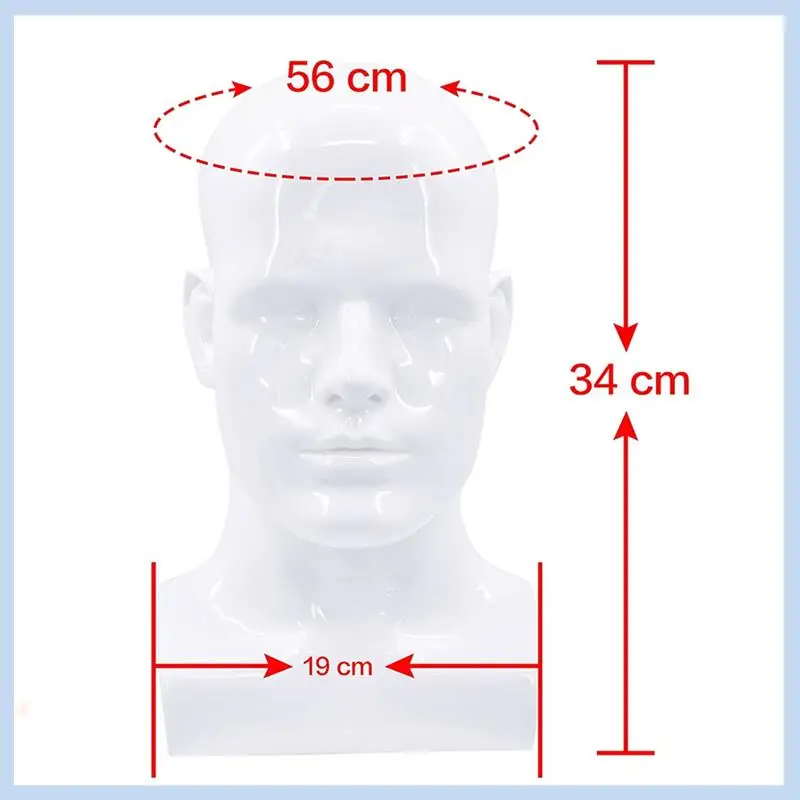 EAS-Male Mannequin Head Professional Manikin Head For Display Wigs Hats Headphone Mask
EAS-Male Mannequin Head Professional Manikin Head For Display Wigs Hats Headphone Mask