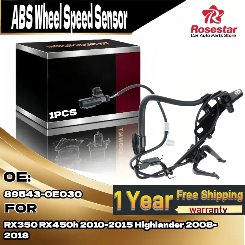 For Front LH ABS Wheel Speed Sensor for RX350 RX450h 2010-2015 Highlander 2008-2018 89543-0E030
For Front LH ABS Wheel Speed Sensor for RX350 RX450h 2010-2015 Highlander 2008-2018 89543-0E030
