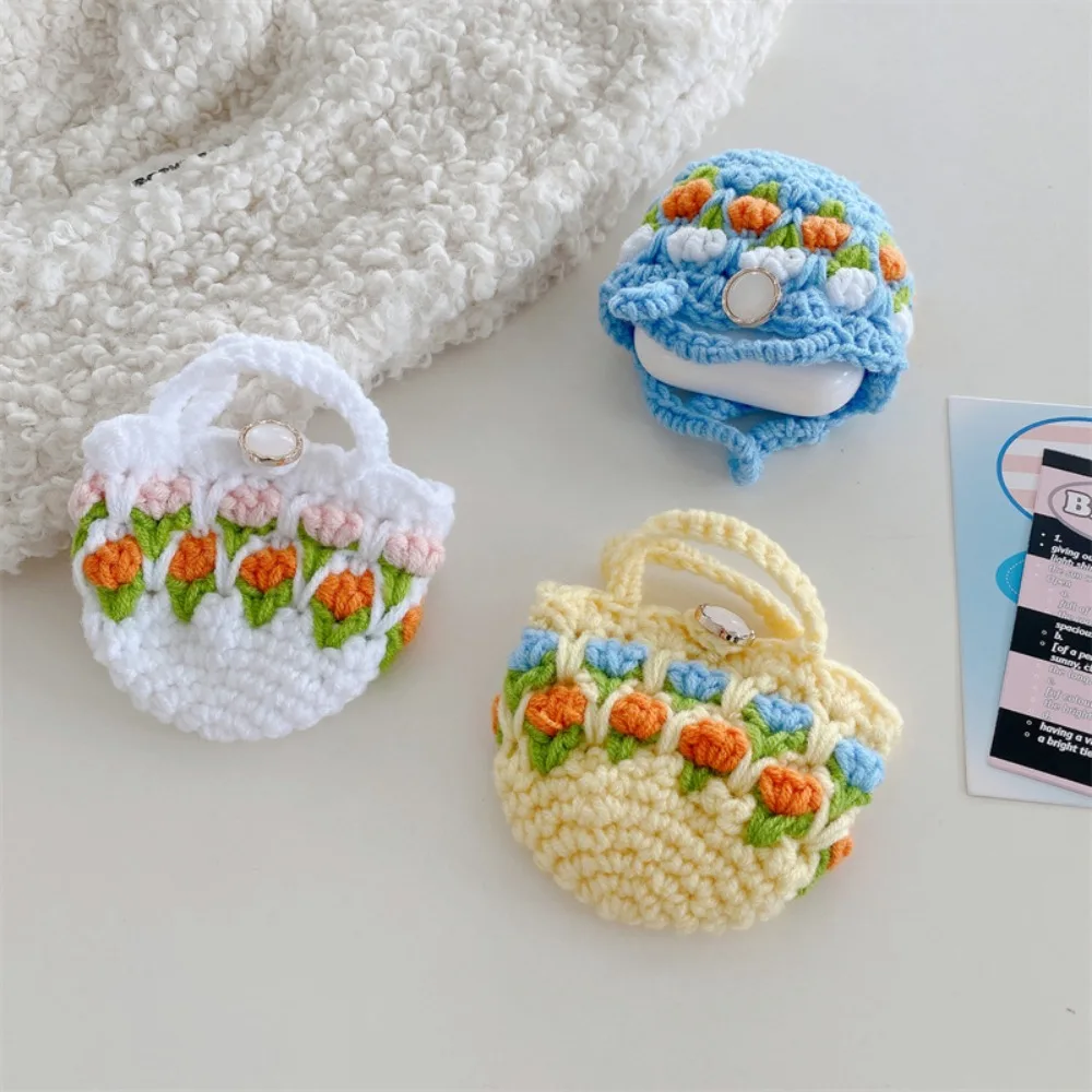 Tulip Flower 3D Pink Flower Earphone Case Handmade Headset Cover Flower Earphone Knitted Bag Portable Knitted
Tulip Flower 3D Pink Flower Earphone Case Handmade Headset Cover Flower Earphone Knitted Bag Portable Knitted