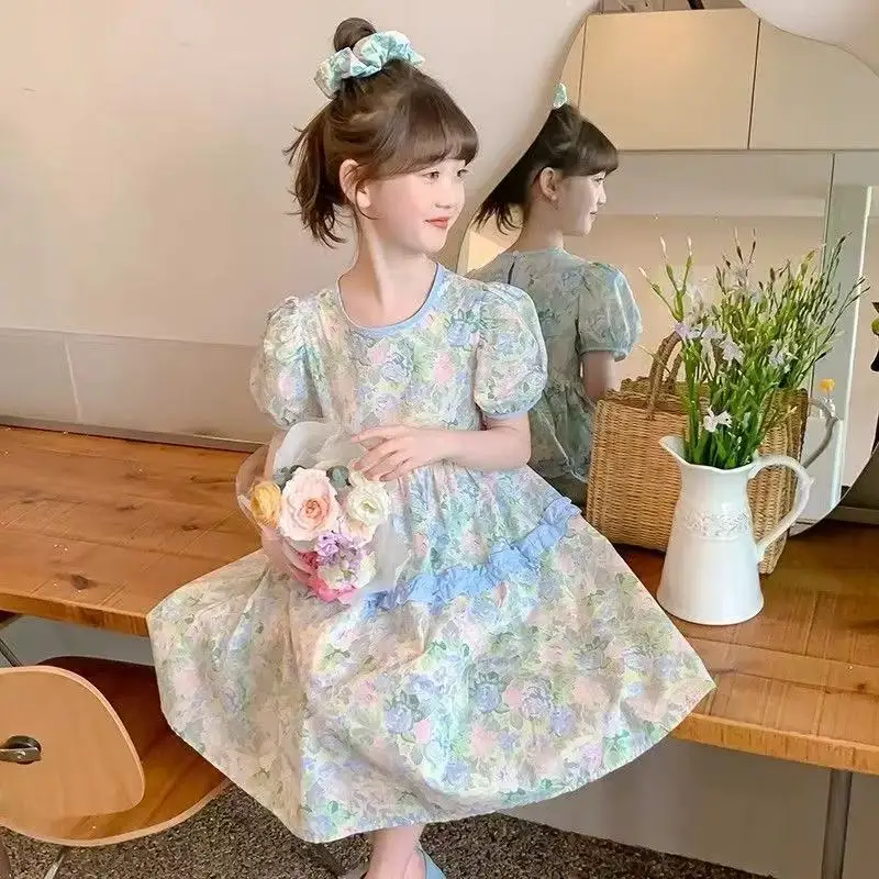 Girls Summer Dress New Fashion Children's Dresses Korean Edition Girls Princess Dress Kids Clothes 6 8 9 10 11 12 Years Clothes
Girls Summer Dress New Fashion Children's Dresses Korean Edition Girls Princess Dress Kids Clothes 6 8 9 10 11 12 Years Clothes
