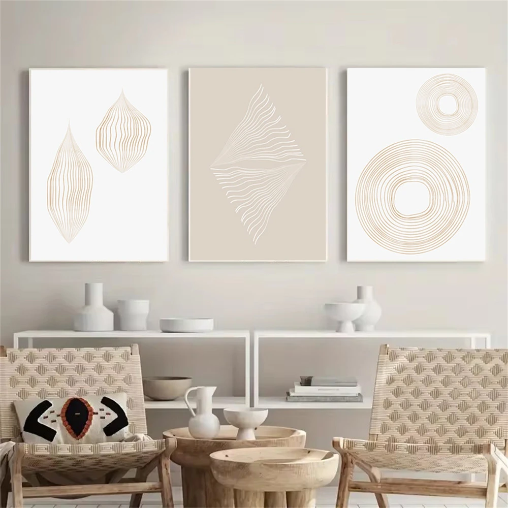 Modern Minimalist Abstract Posters Wall Art Canvas Painting Beige Line Print Bohemia Nordic Wall Pictures Living Room Home Decor 
Modern Minimalist Abstract Posters Wall Art Canvas Painting Beige Line Print Bohemia Nordic Wall Pictures Living Room Home Decor