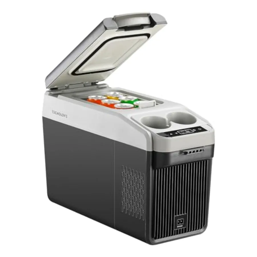 12V Center Console Fridge for MPV/RV/Van, 16QT Portable Electric Cooler, Aluminum Alloy Body, Black, -4 to 50 Dual Voltage 12/2
12V Center Console Fridge for MPV/RV/Van, 16QT Portable Electric Cooler, Aluminum Alloy Body, Black, -4 to 50 Dual Voltage 12/2