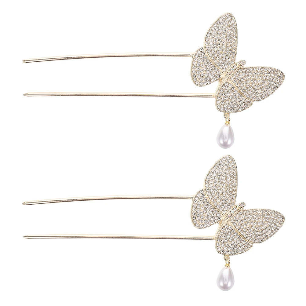 2 Pcs U Shaped Hairpins Women Golden Butterfly Decorative Hair Accessories Styling PromVintage Retro Chignon Bun Hairpins
2 Pcs U Shaped Hairpins Women Golden Butterfly Decorative Hair Accessories Styling PromVintage Retro Chignon Bun Hairpins