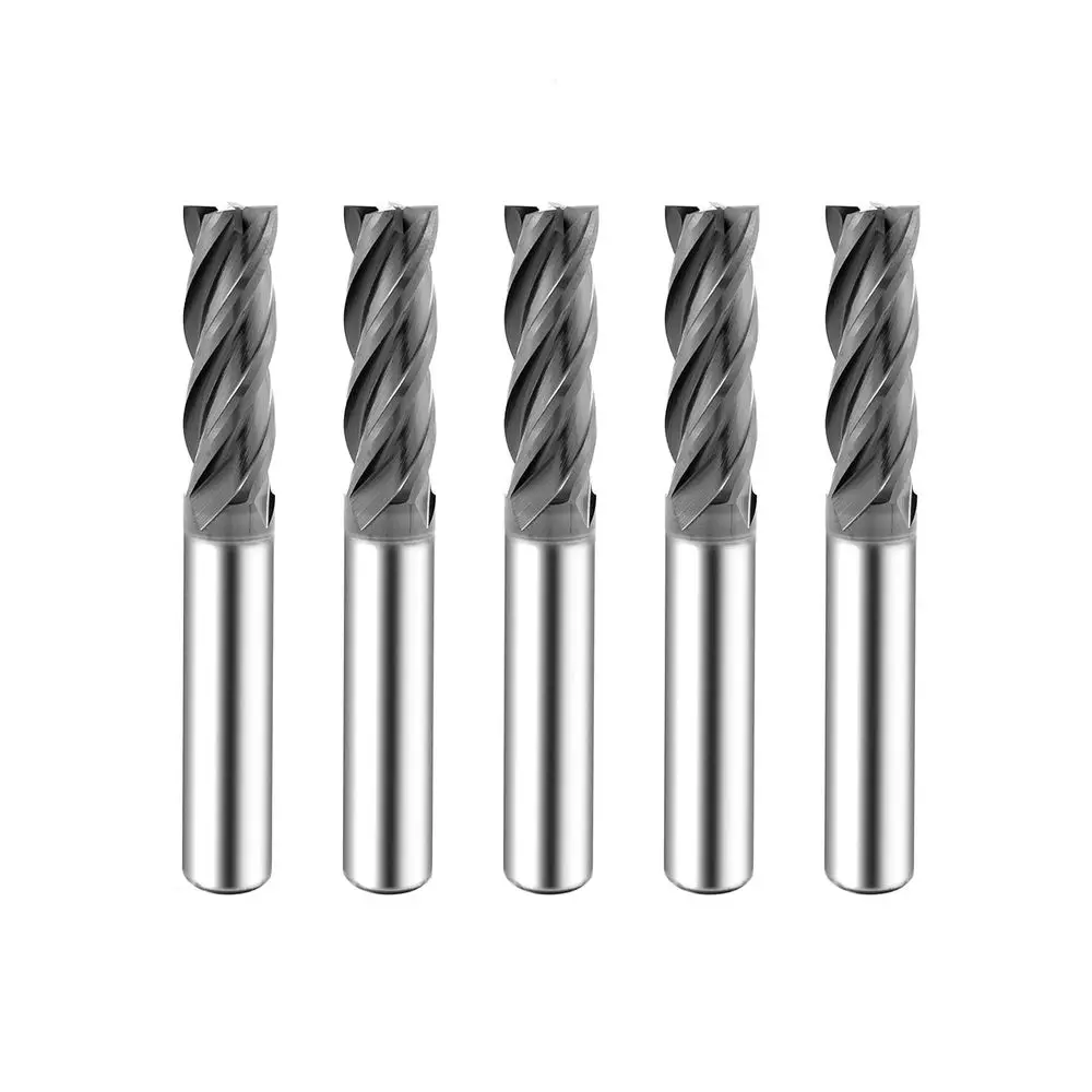 SPEED TIGER rain Carbide Square End Mill - 4 lute - ISE3/8 4T (5 Pieces, 3/8") - or Milling Alloy Steels, Hardened Steel, Metal
SPEED TIGER rain Carbide Square End Mill - 4 lute - ISE3/8 4T (5 Pieces, 3/8") - or Milling Alloy Steels, Hardened Steel, Metal