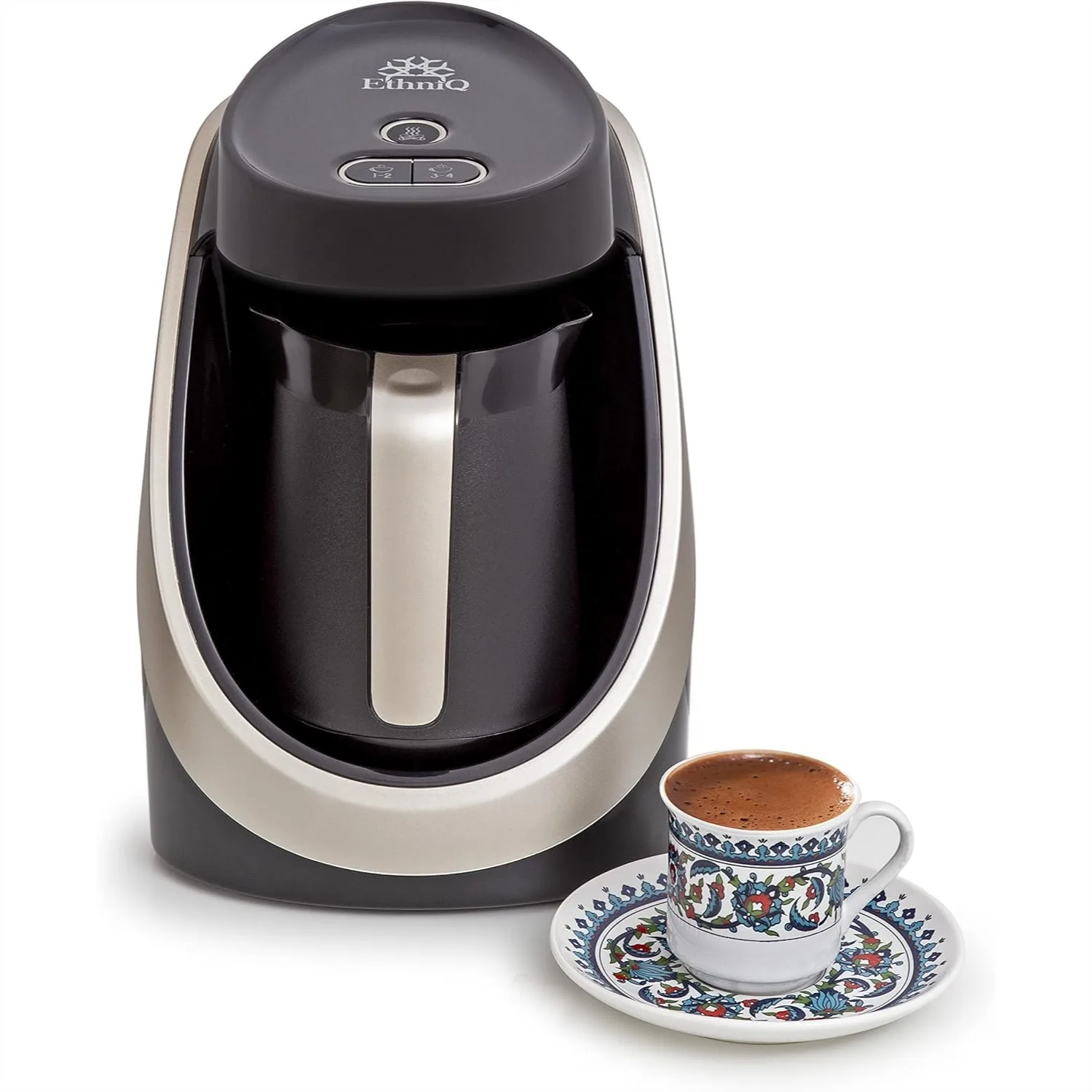 Turkish Coffee Maker, 1-4 Cup BPA Free Electric Turkish Coffee Pot with Auto Shutoff, Black
Turkish Coffee Maker, 1-4 Cup BPA Free Electric Turkish Coffee Pot with Auto Shutoff, Black