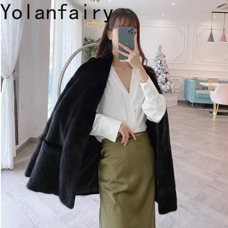 Real Fur Coat Womens Clothing Natural Mink Fur Coats for Women 2024 New Winter Short Mink Fur Jacket Elegant V-neck Outerwears
Real Fur Coat Womens Clothing Natural Mink Fur Coats for Women 2024 New Winter Short Mink Fur Jacket Elegant V-neck Outerwears