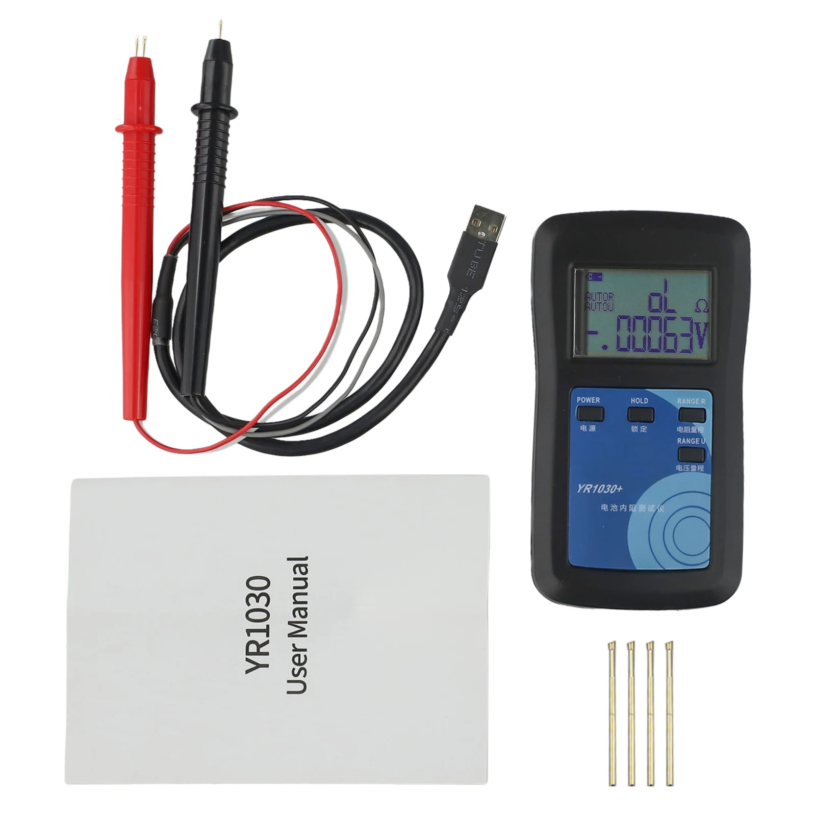 Battery Tester Battery Internal Resistance Test Meter For Battery Testing Automatic Range Function Built-in Charging Management
Battery Tester Battery Internal Resistance Test Meter For Battery Testing Automatic Range Function Built-in Charging Management