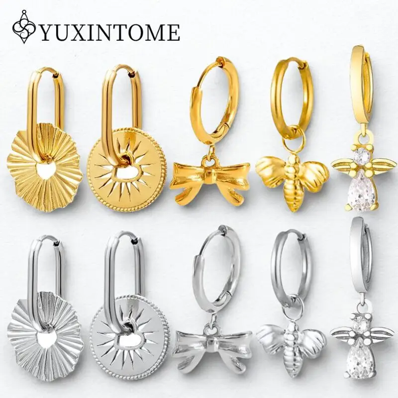 New Style WOMEN 925 Silver Needle Sun Flower Round Circle Earrings bee/angel/bow Pendant Earrings Fashion Vintage Jewelry Gifts
New Style WOMEN 925 Silver Needle Sun Flower Round Circle Earrings bee/angel/bow Pendant Earrings Fashion Vintage Jewelry Gifts