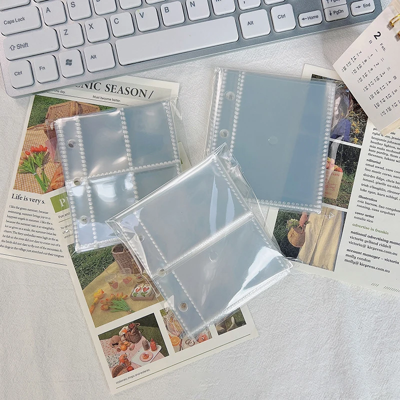 3-hole Loose-leaf Replacement Core 1/2/4 Grids Pocket Album Refill Paper Card Mini Album Page Waterproof Pocket Photo Holder
3-hole Loose-leaf Replacement Core 1/2/4 Grids Pocket Album Refill Paper Card Mini Album Page Waterproof Pocket Photo Holder