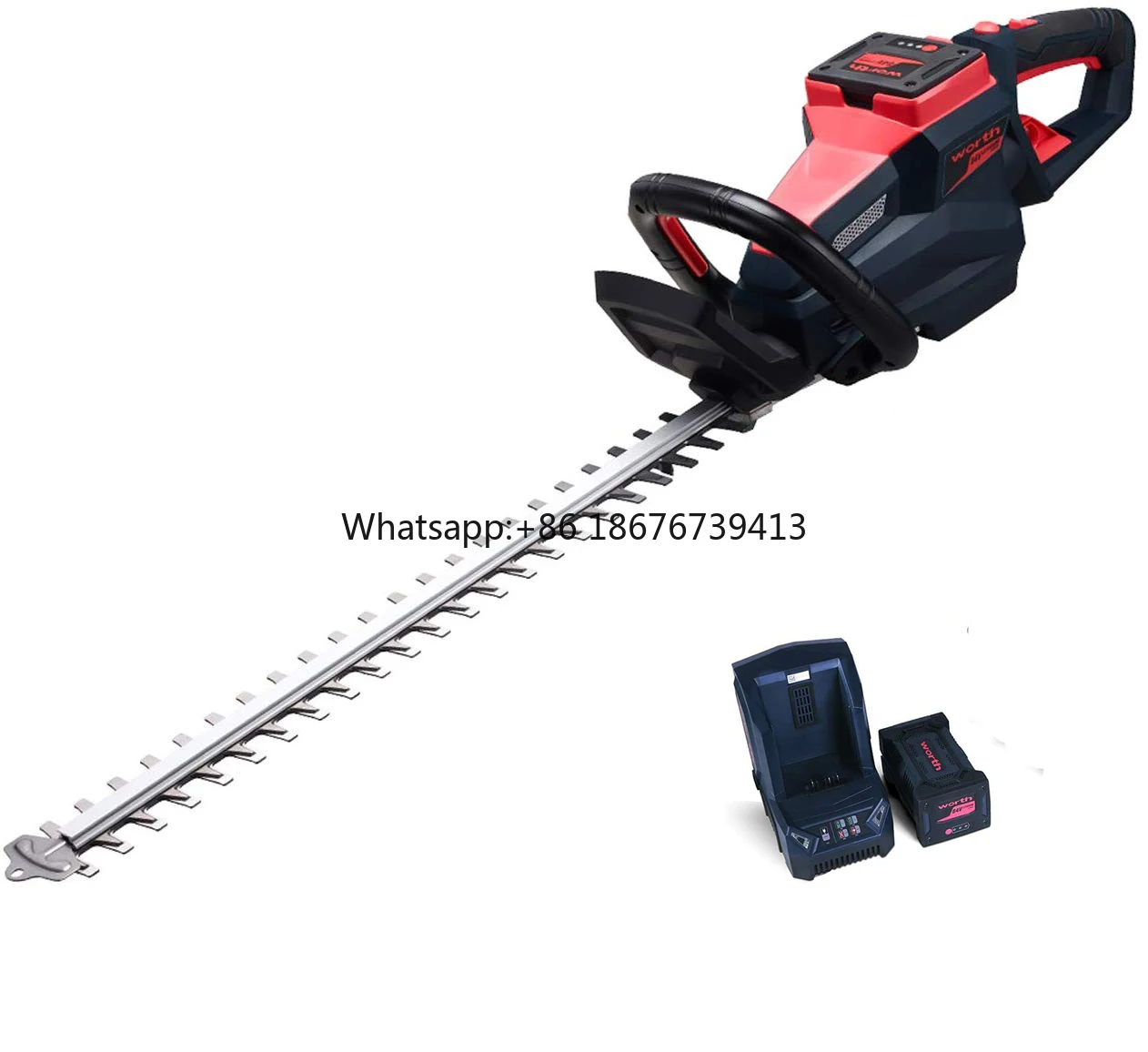 84V Lithium Battery Powered Electric Cordless Hedge Trimmer with Battery and Charger
84V Lithium Battery Powered Electric Cordless Hedge Trimmer with Battery and Charger