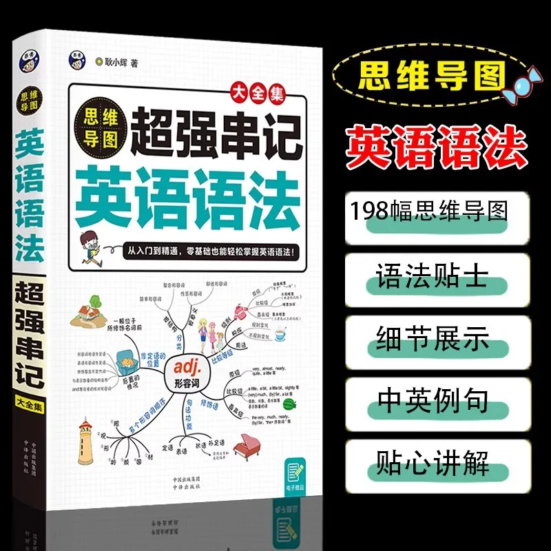 Mind Map Super Strong Serial English Grammar Book, Shorthand English Grammar Encyclopedia, Specialized Knowledge Points
Mind Map Super Strong Serial English Grammar Book, Shorthand English Grammar Encyclopedia, Specialized Knowledge Points