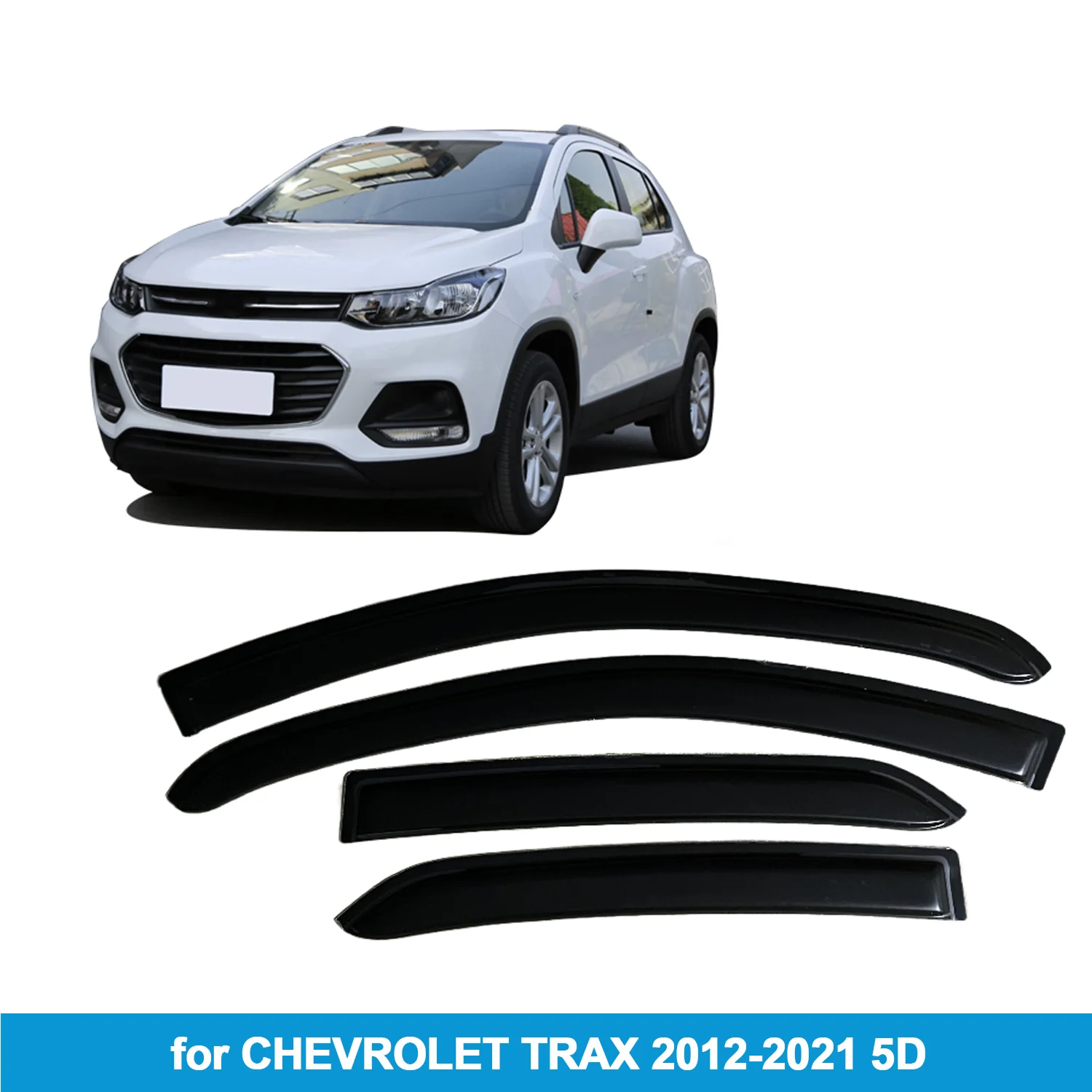 Оконный козырек для CHEVROLET TRAX 2012-2021 5D, защита от дождя, боковой дефлектор, защита от атмосферных воздействий, лента для наружного крепления
Оконный козырек для CHEVROLET TRAX 2012-2021 5D, защита от дождя, боковой дефлектор, защита от атмосферных воздействий, лента для наружного крепления