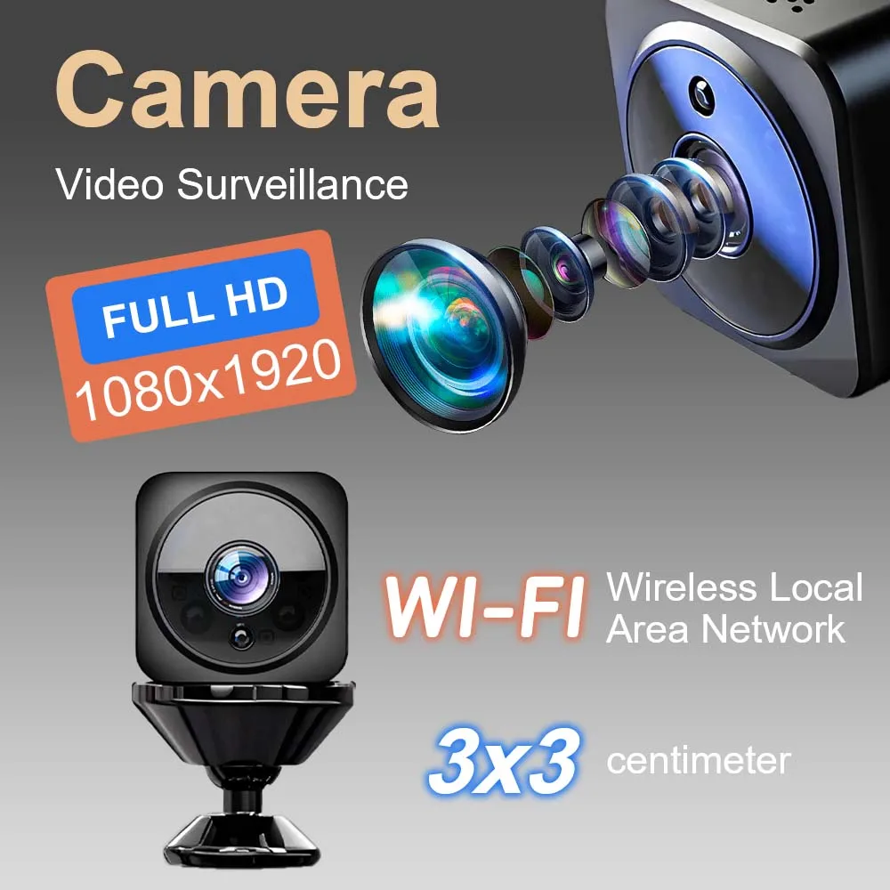 1080P HD мини-камера Беспроводная безопасность Умный дом наблюдения Маленькая Wi-Fi камера ИК ночного видения Обнаружение движения Body Cam
1080P HD мини-камера Беспроводная безопасность Умный дом наблюдения Маленькая Wi-Fi камера ИК ночного видения Обнаружение движения Body Cam