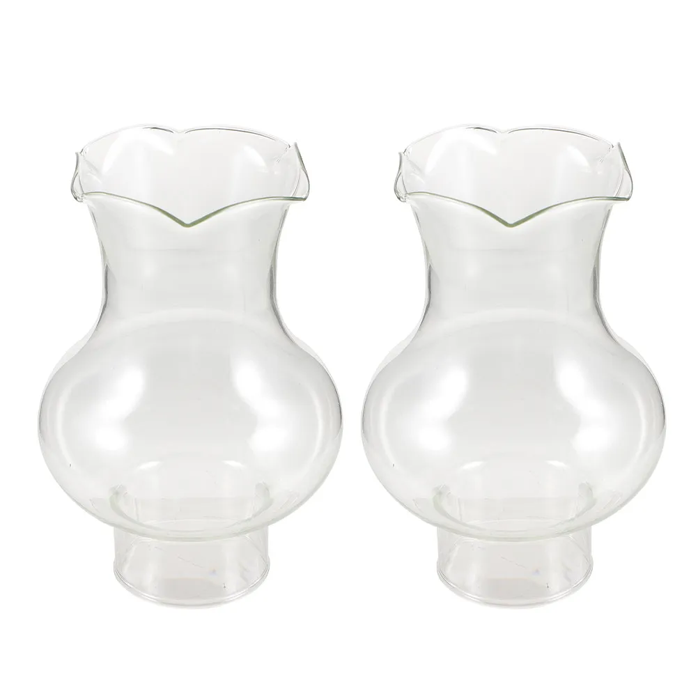 2Pcs Transparent Glass Oil Lamp Shade Replacement Stable Smooth Surface Lamp Chimney Soft Light Eye Protection
2Pcs Transparent Glass Oil Lamp Shade Replacement Stable Smooth Surface Lamp Chimney Soft Light Eye Protection