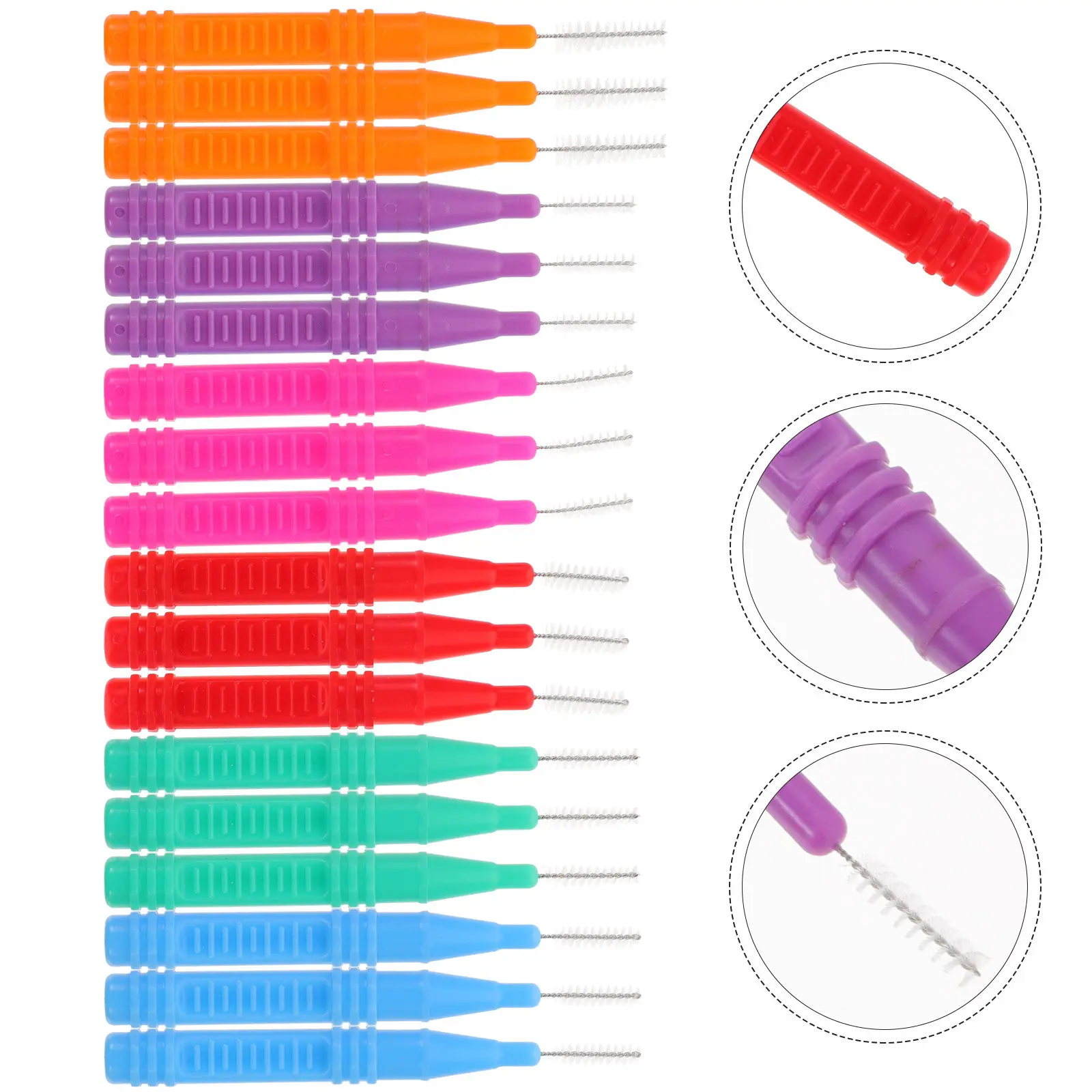 60Pcs Interdental Brush for Braces Teeth Cleaning Flosser Dental Tool Gentle Safe Compact Portable Travel Home Office Use
60Pcs Interdental Brush for Braces Teeth Cleaning Flosser Dental Tool Gentle Safe Compact Portable Travel Home Office Use