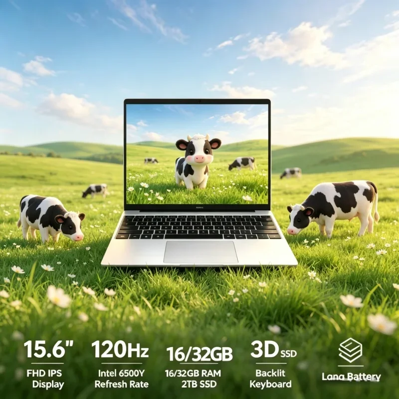 Best Seller 2026 Hot 15.6 Inch Notebook 120Hz FHD IPS Intel 6500Y 16/32GB Large RAM 2TB High Speed SSD
Best Seller 2026 Hot 15.6 Inch Notebook 120Hz FHD IPS Intel 6500Y 16/32GB Large RAM 2TB High Speed SSD