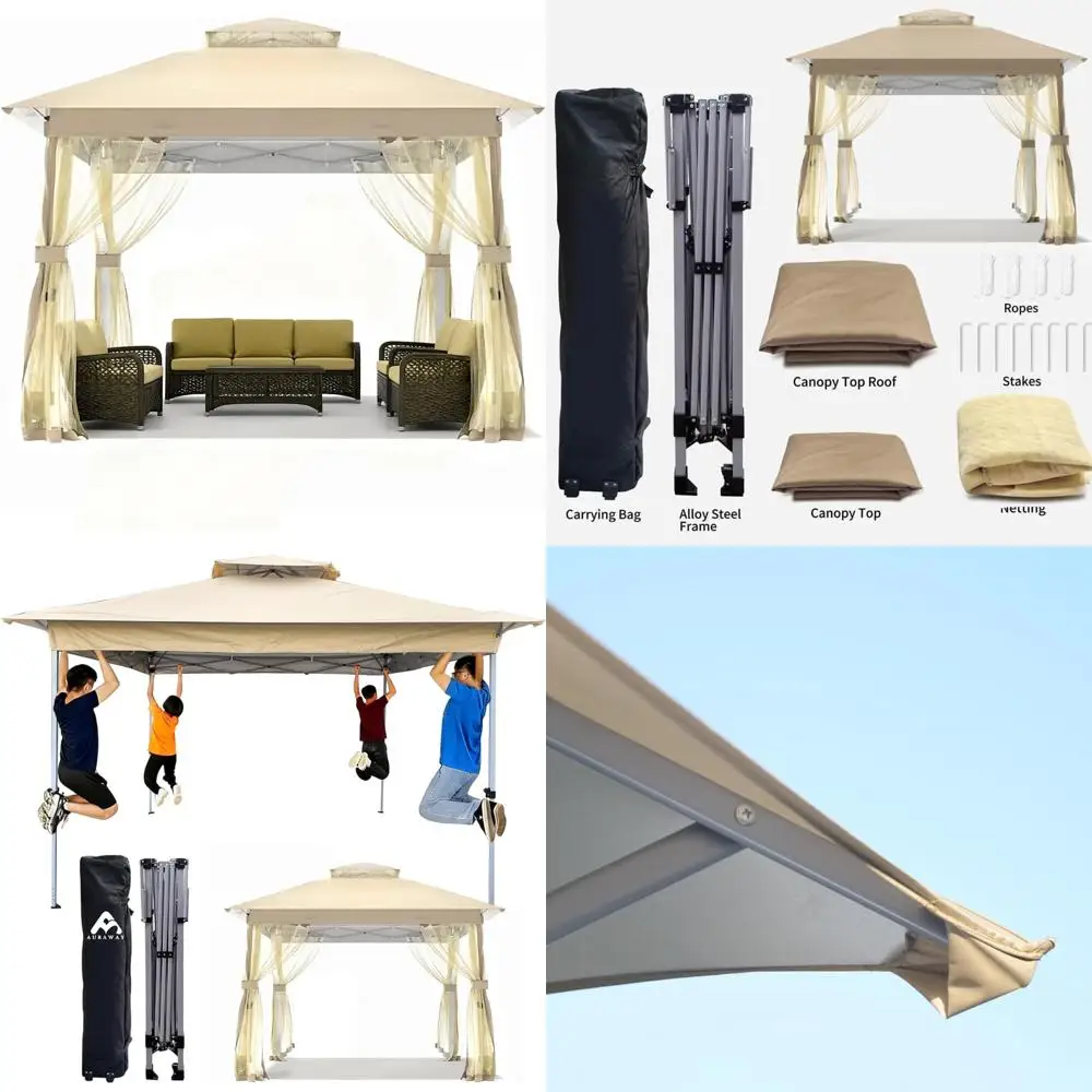 Альтанка для кемпинга и пляжа с москитной сеткой и водонепроницаемой двойной крышей — простая установка, защита от солнца для помещений на открытом воздухе
Альтанка для кемпинга и пляжа с москитной сеткой и водонепроницаемой двойной крышей — простая установка, защита от солнца для помещений на открытом воздухе