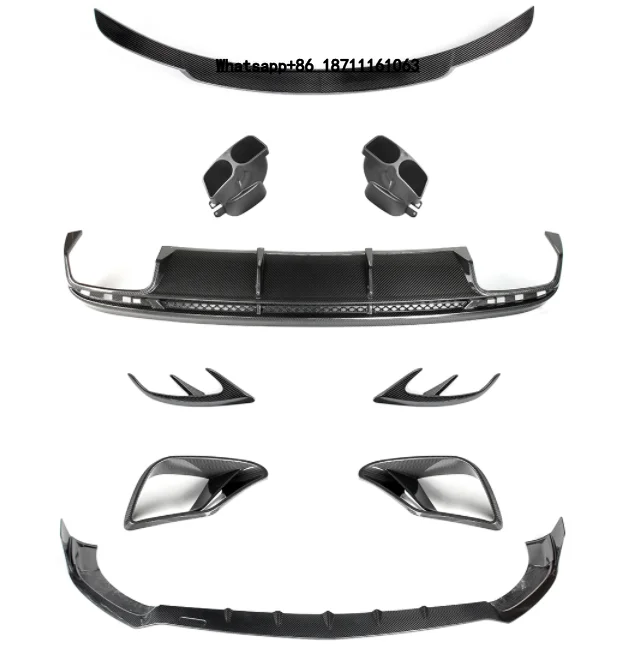 B Style Dry Carbon Fiber Car Parts Body Kit With Lip Spoiler Side Skirts Vent for Benz S Class W222 C217 Carbon Kit
B Style Dry Carbon Fiber Car Parts Body Kit With Lip Spoiler Side Skirts Vent for Benz S Class W222 C217 Carbon Kit