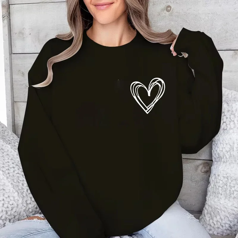 Женские толстовки в корейском стиле с принтом, топы с круглым вырезом, повседневные спортивные пуловеры для бега на открытом воздухе, женская одежда с длинными рукавами
Женские толстовки в корейском стиле с принтом, топы с круглым вырезом, повседневные спортивные пуловеры для бега на открытом воздухе, женская одежда с длинными рукавами