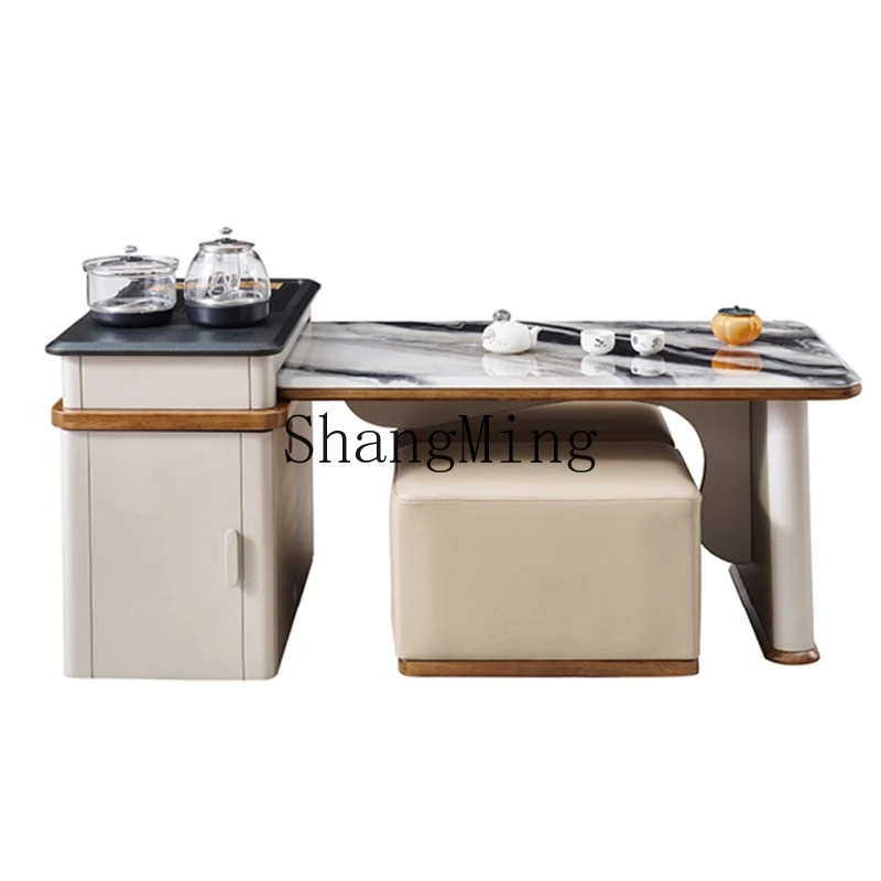 FG new kung fu coffee table tea table integrated solid wood living room multi-functional simple modern tea table
FG new kung fu coffee table tea table integrated solid wood living room multi-functional simple modern tea table