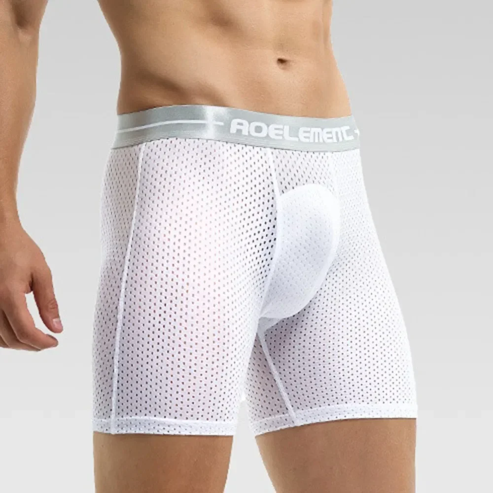 Lingerie Underpants Underwear Men's Lengthen Seamless Workout Shorts Breathable Boxer Briefs for Fitness and Training
Lingerie Underpants Underwear Men's Lengthen Seamless Workout Shorts Breathable Boxer Briefs for Fitness and Training