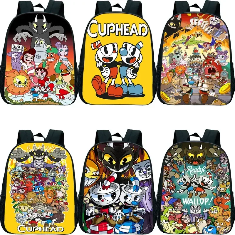 12 inch Cuphead Mugman Backpack for Boys Girls Cartoon School bags Children Kindergarten Bag Daypack Kids Book Bag Mochila
12 inch Cuphead Mugman Backpack for Boys Girls Cartoon School bags Children Kindergarten Bag Daypack Kids Book Bag Mochila
