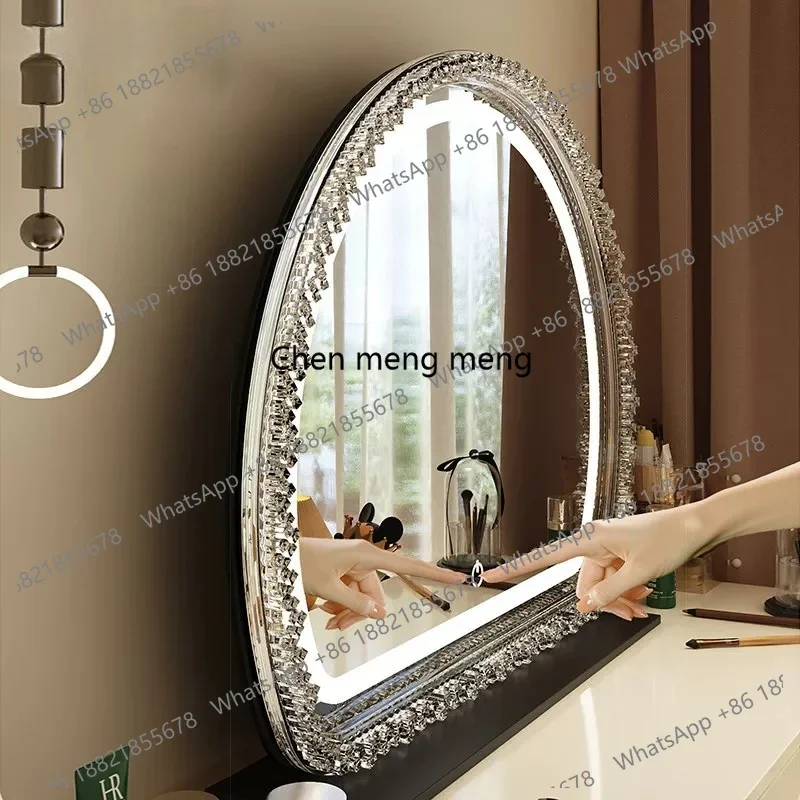 Light luxury home, high-end desktop desktop mirror, home bedroom beauty dressing mirror
Light luxury home, high-end desktop desktop mirror, home bedroom beauty dressing mirror