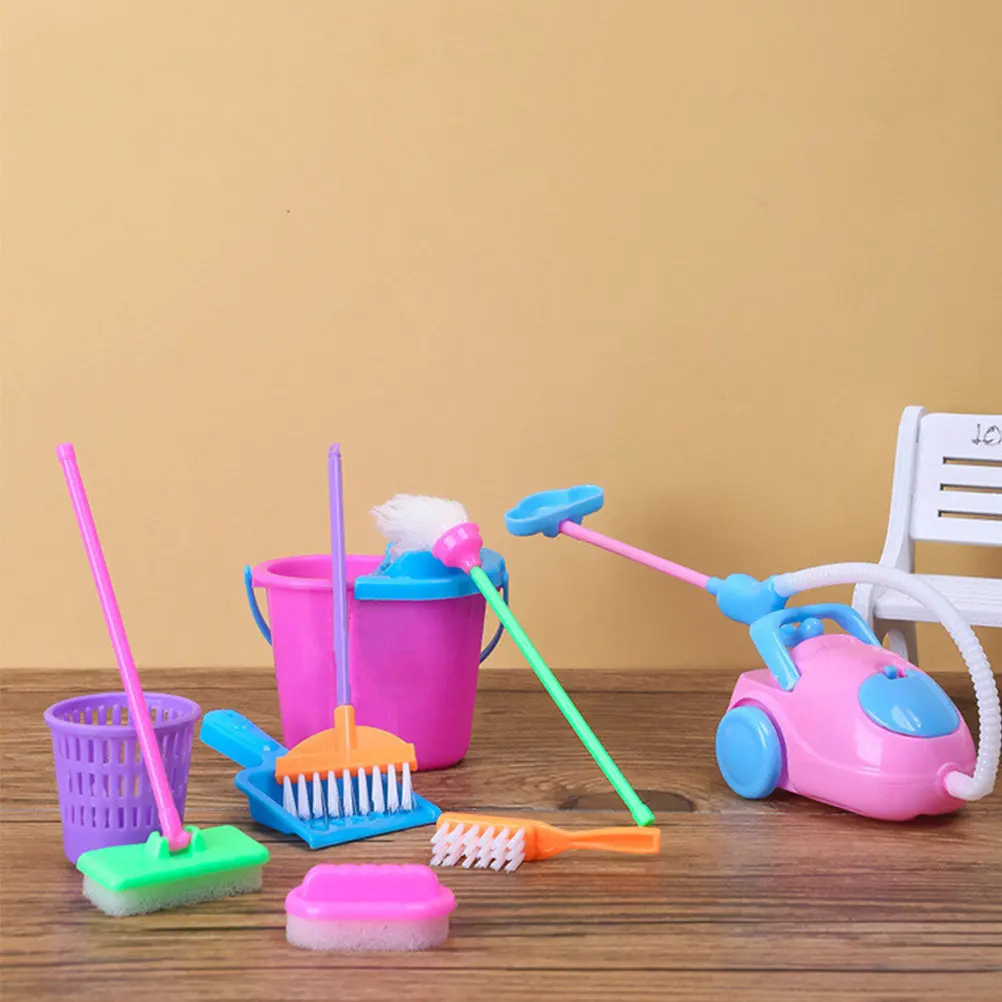 2Sets Miniature Cleaning Equipment Playset for Kids Realistic Pretend Play Tools to Develop Life Skills Fine Motor Skills and
2Sets Miniature Cleaning Equipment Playset for Kids Realistic Pretend Play Tools to Develop Life Skills Fine Motor Skills and