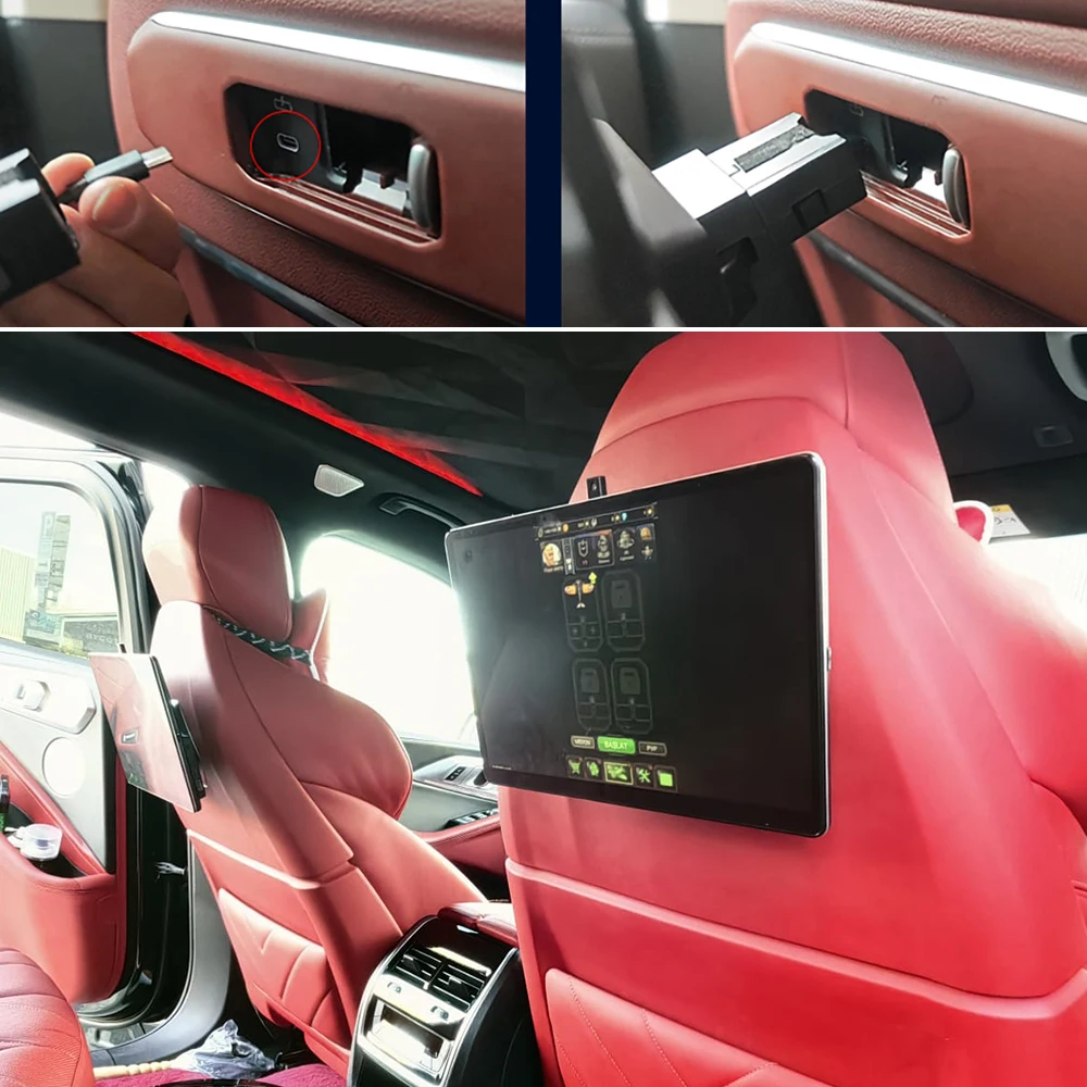Rear Seat Entertainment System For 2024-2026 BMW 7 Series Headrest Monitor 4G+64G Android 1080P 4K WiFi Car Video HDMI TV Screen
Rear Seat Entertainment System For 2024-2026 BMW 7 Series Headrest Monitor 4G+64G Android 1080P 4K WiFi Car Video HDMI TV Screen