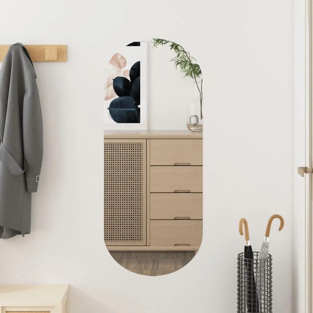 Безрамное настенное зеркало, элегантное, 11,8x27,6 дюйма, классический домашний декор
Безрамное настенное зеркало, элегантное, 11,8x27,6 дюйма, классический домашний декор