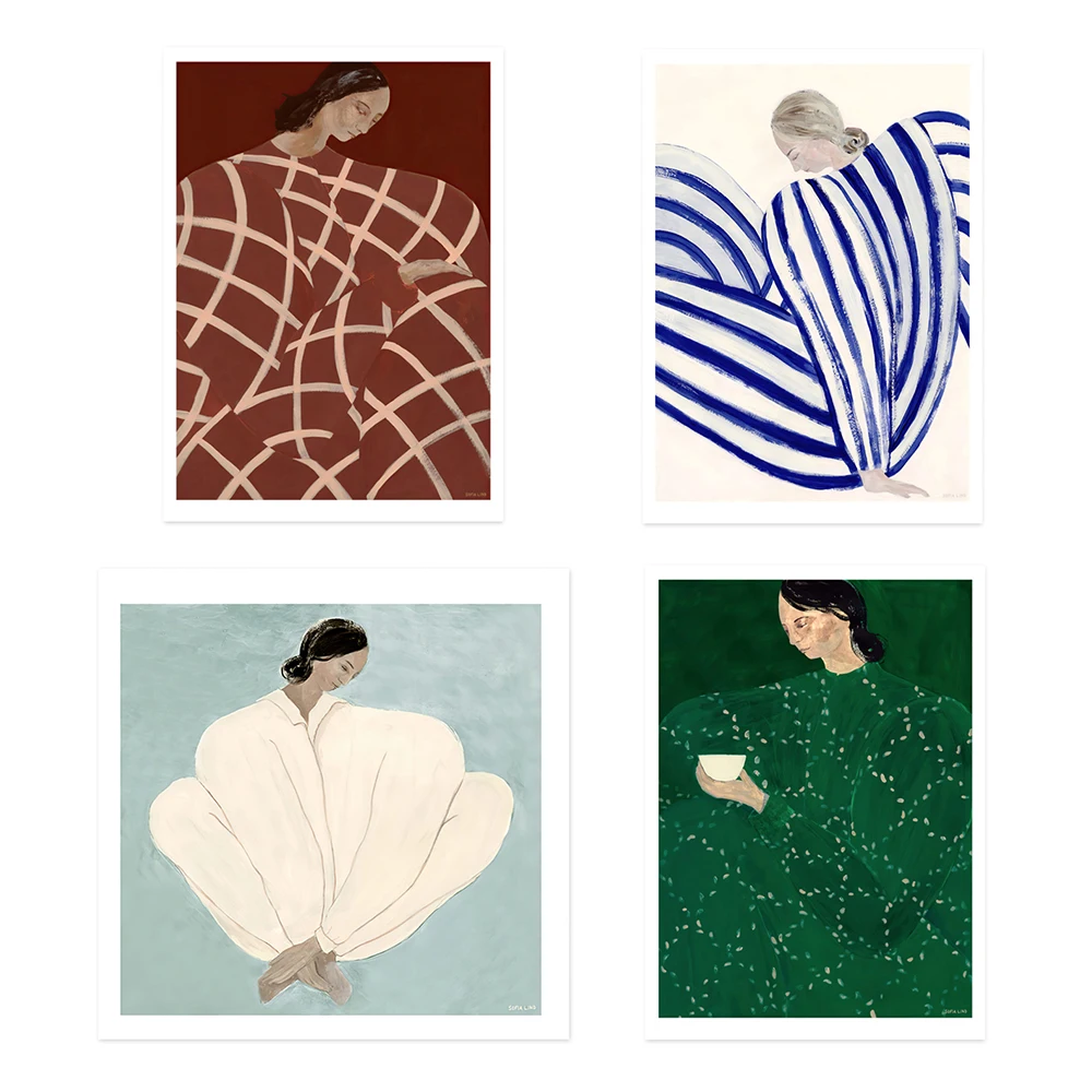 Danish designer Sofia Lind Abstract Posters Canvas Painting Wall Art Print Pictures Studio Living Room Interior Home Decor
Danish designer Sofia Lind Abstract Posters Canvas Painting Wall Art Print Pictures Studio Living Room Interior Home Decor