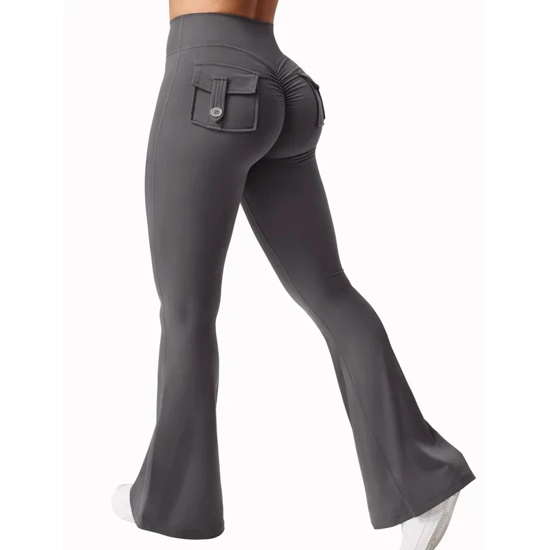 Newest Women Wide Leg High Stretch Yoga Leggings Naked Feeling Compression Fitness Workwear with pockets Yoga Pant
Newest Women Wide Leg High Stretch Yoga Leggings Naked Feeling Compression Fitness Workwear with pockets Yoga Pant 