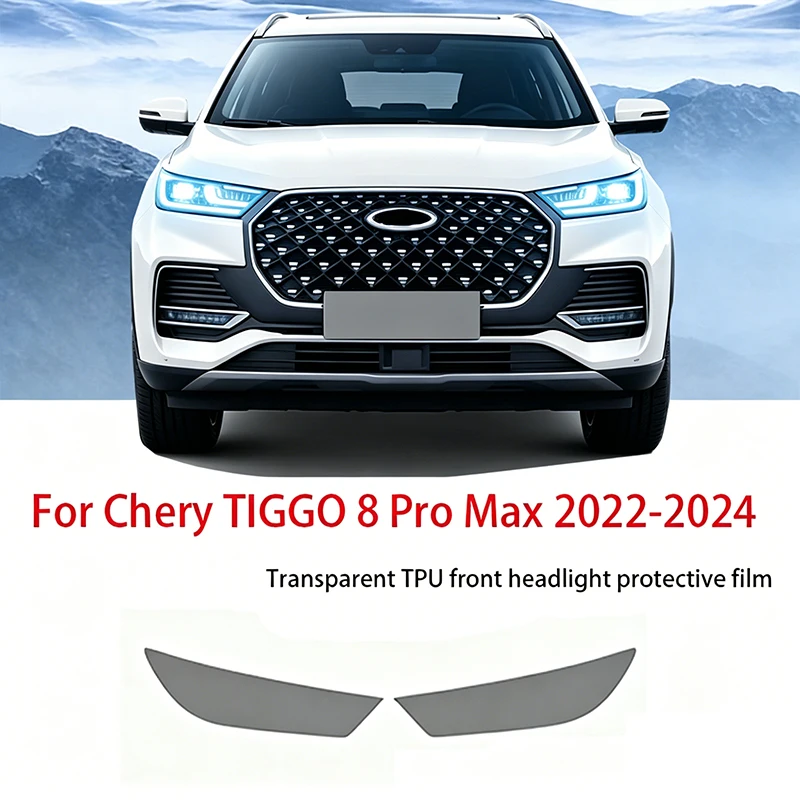 Fit for Chery TIGGO 8 Pro Max 2022-2024 Pre Cut High Gloss Smoked Black TPU PPF Anti Scratch Self Healing Headlight Protective V
Fit for Chery TIGGO 8 Pro Max 2022-2024 Pre Cut High Gloss Smoked Black TPU PPF Anti Scratch Self Healing Headlight Protective V