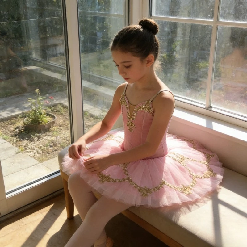Pink Swan Ballet Princess Puff Dress Strap Performance Tutu for Kids Dance Practice
Pink Swan Ballet Princess Puff Dress Strap Performance Tutu for Kids Dance Practice