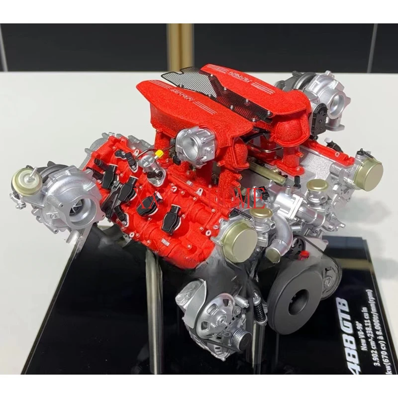 1:6 replica 488GTB engine, resin car model, fine workmanship, toy model, teaching display model
1:6 replica 488GTB engine, resin car model, fine workmanship, toy model, teaching display model