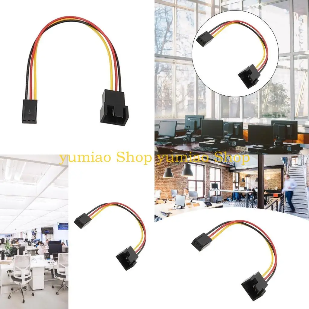 587B 15cm Fan Cable Adapter Small 3PIN to Small 4PIN for Easy Connection for Computer Computers and Office Use
587B 15cm Fan Cable Adapter Small 3PIN to Small 4PIN for Easy Connection for Computer Computers and Office Use