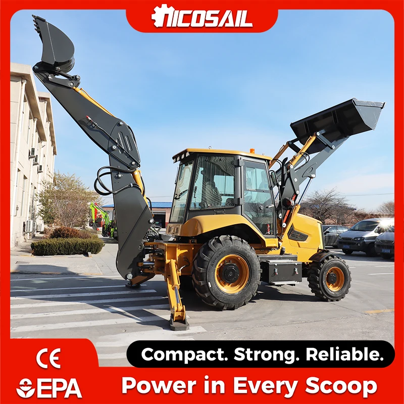 Small Backhoe Loader Mini Tractor Backhoe Attachment 15HP Farm Digger for Garden Landscaping OEM Custom Brand
Small Backhoe Loader Mini Tractor Backhoe Attachment 15HP Farm Digger for Garden Landscaping OEM Custom Brand