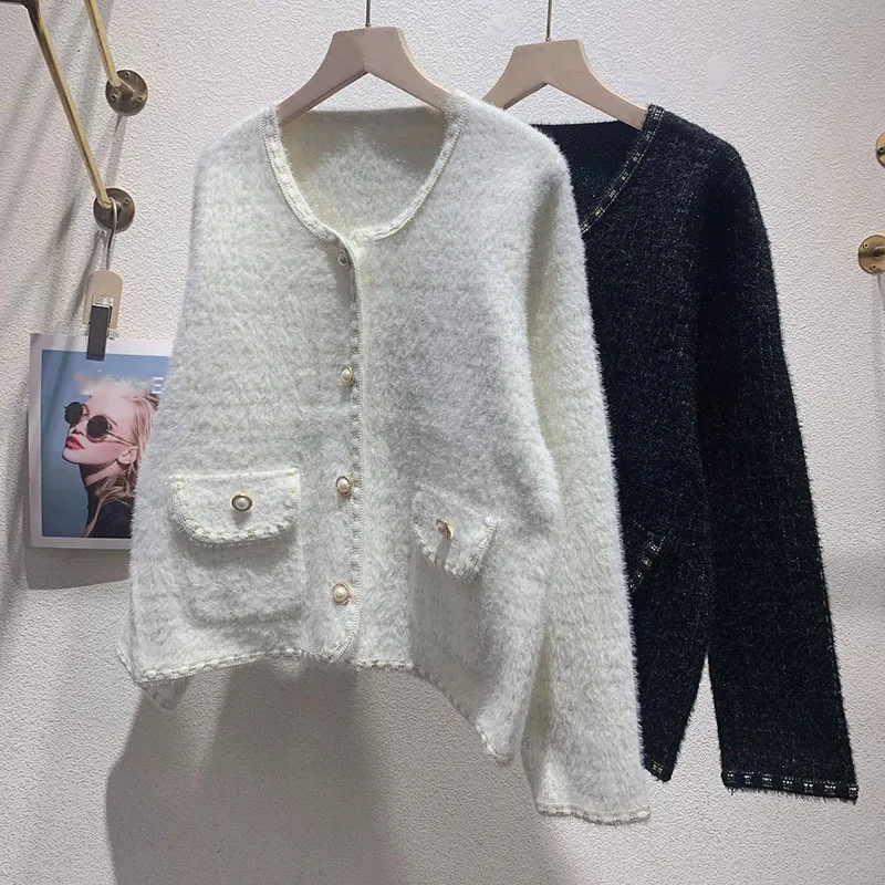 Autumn Winter New Women's Cardigan Jackets Korean Fashion Single-Breasted Knitted Cardigans All-Match Streetwear Sweater Coat
Autumn Winter New Women's Cardigan Jackets Korean Fashion Single-Breasted Knitted Cardigans All-Match Streetwear Sweater Coat