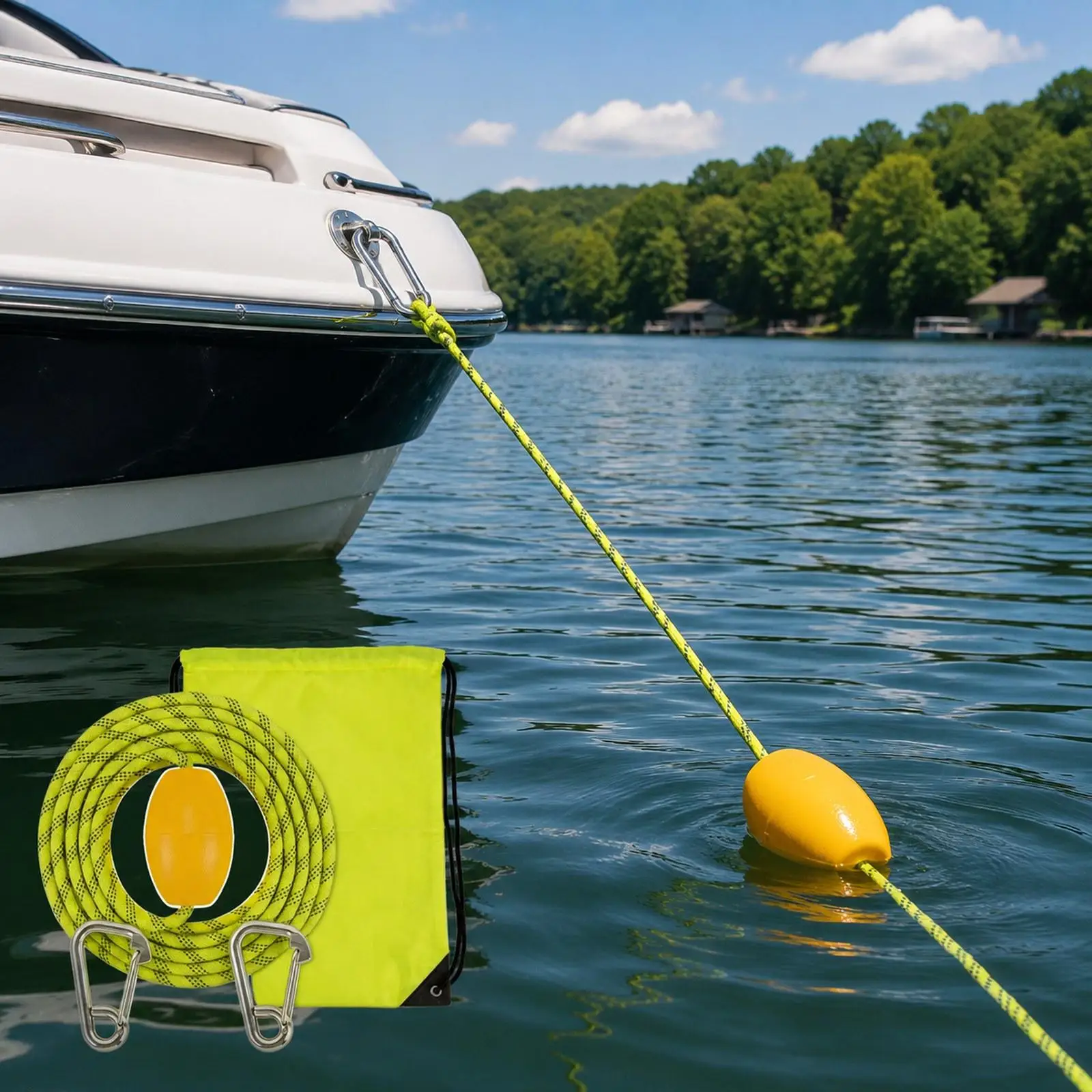 Floating Kayak Tow Rope with Hooks Lightweight Quick Connect Boat Rope for Watercraft Jet Ski Small Boat
Floating Kayak Tow Rope with Hooks Lightweight Quick Connect Boat Rope for Watercraft Jet Ski Small Boat