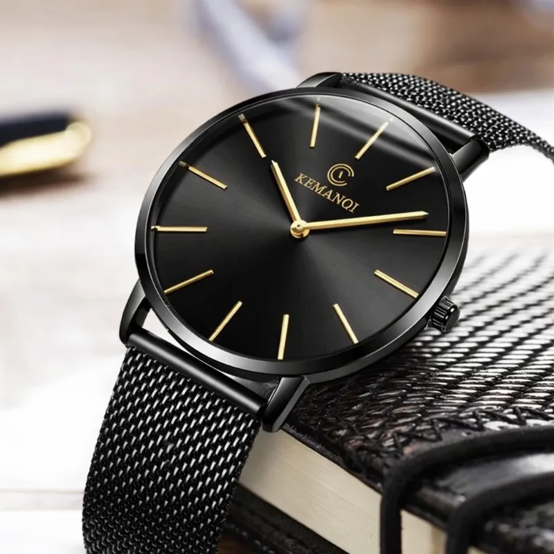 Fashion Ultra Thin Men's Watch Metal Mesh Band Quartz Watches for Man Simple Casual Business Male Wristwatch Clock reloj hombre
Fashion Ultra Thin Men's Watch Metal Mesh Band Quartz Watches for Man Simple Casual Business Male Wristwatch Clock reloj hombre