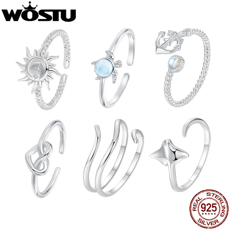 WOSTU из стерлингового серебра 925 пробы, простое кольцо с полым отверстием в форме сердца для женщин, регулируемые кольца в форме сердца, минимализм
WOSTU из стерлингового серебра 925 пробы, простое кольцо с полым отверстием в форме сердца для женщин, регулируемые кольца в форме сердца, минимализм