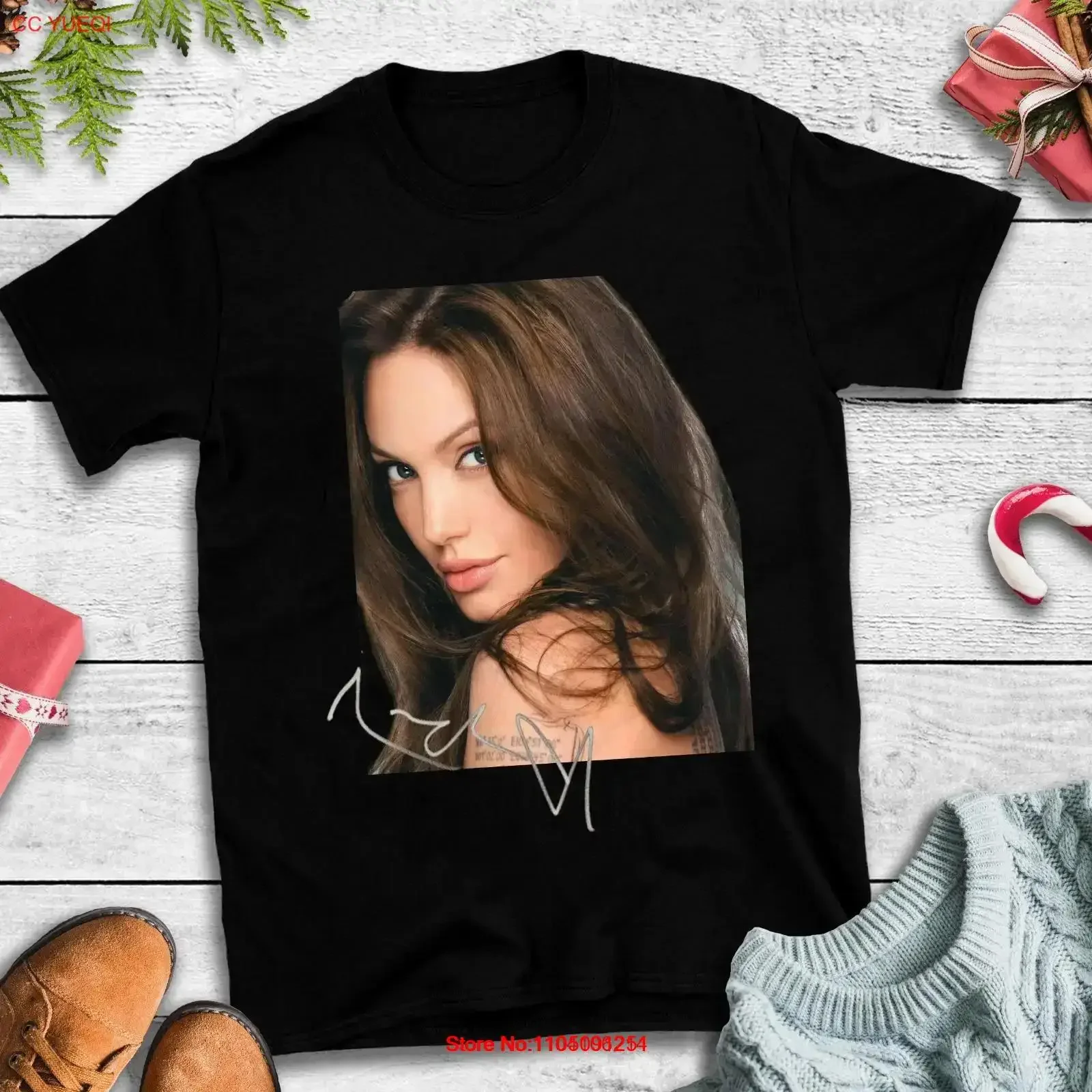 Фирменная футболка Angelina Jolie из плотного хлопка всех размеров для FAn SG181, винтажная стираная мягкая футболка с рисунком, слегка стильная растянутая
Фирменная футболка Angelina Jolie из плотного хлопка всех размеров для FAn SG181, винтажная стираная мягкая футболка с рисунком, слегка стильная растянутая