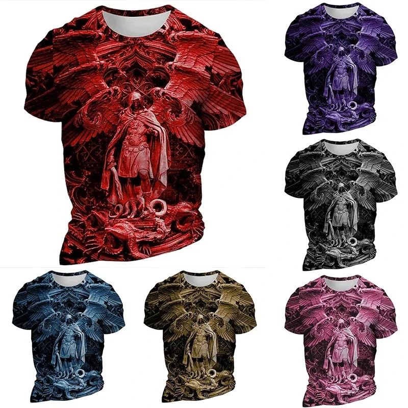 Men's T-shirt 3D digital printed skull relief graphic T-shirt comfortable casual short sleeved men's top
Men's T-shirt 3D digital printed skull relief graphic T-shirt comfortable casual short sleeved men's top