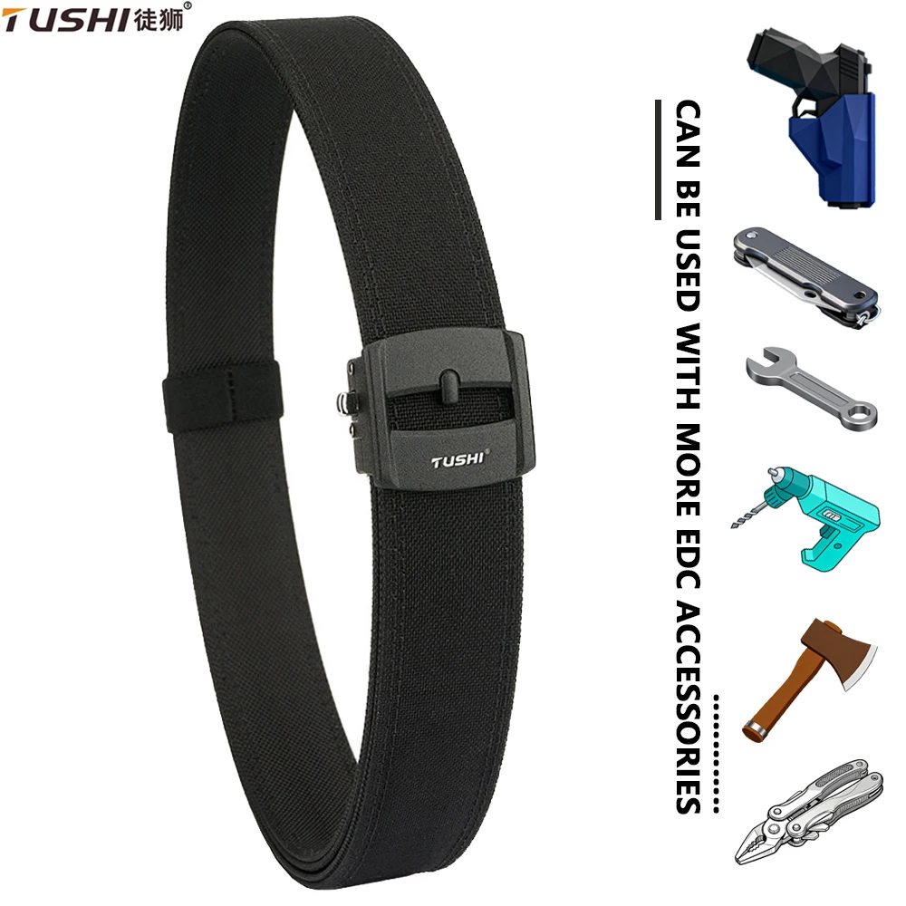 TUSHI New Multi-size Stiff Casual Belt for Men Metal Alloy Buckle Military Tactical Belt Sturdy Nylon Overalls Work Belt Girdle
TUSHI New Multi-size Stiff Casual Belt for Men Metal Alloy Buckle Military Tactical Belt Sturdy Nylon Overalls Work Belt Girdle