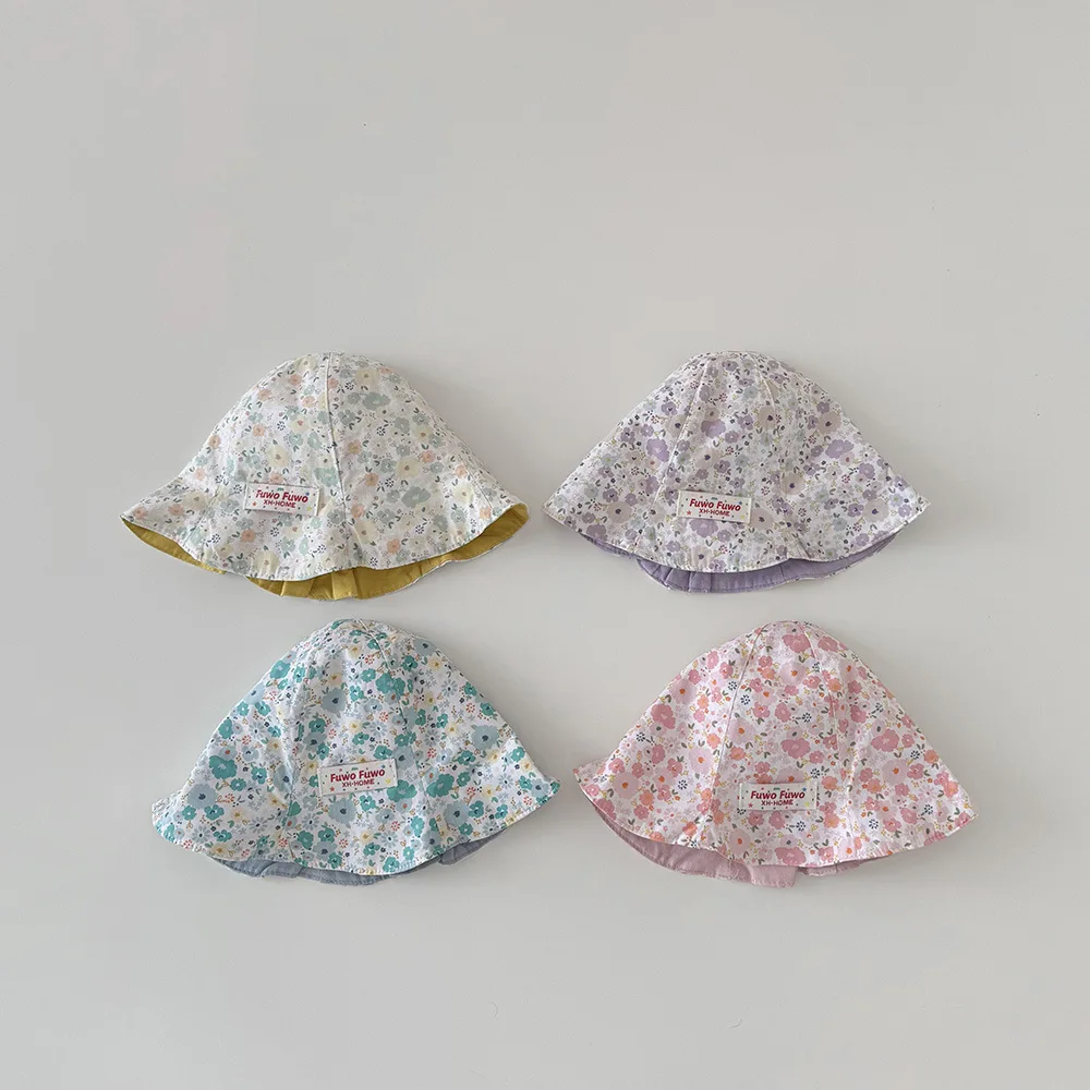 1-3Y Korean Baby Hat Spring and Autumn New Floral Sunscreen Double-sided Baby Pot Hat Children's Sun Hats Wholesale
1-3Y Korean Baby Hat Spring and Autumn New Floral Sunscreen Double-sided Baby Pot Hat Children's Sun Hats Wholesale