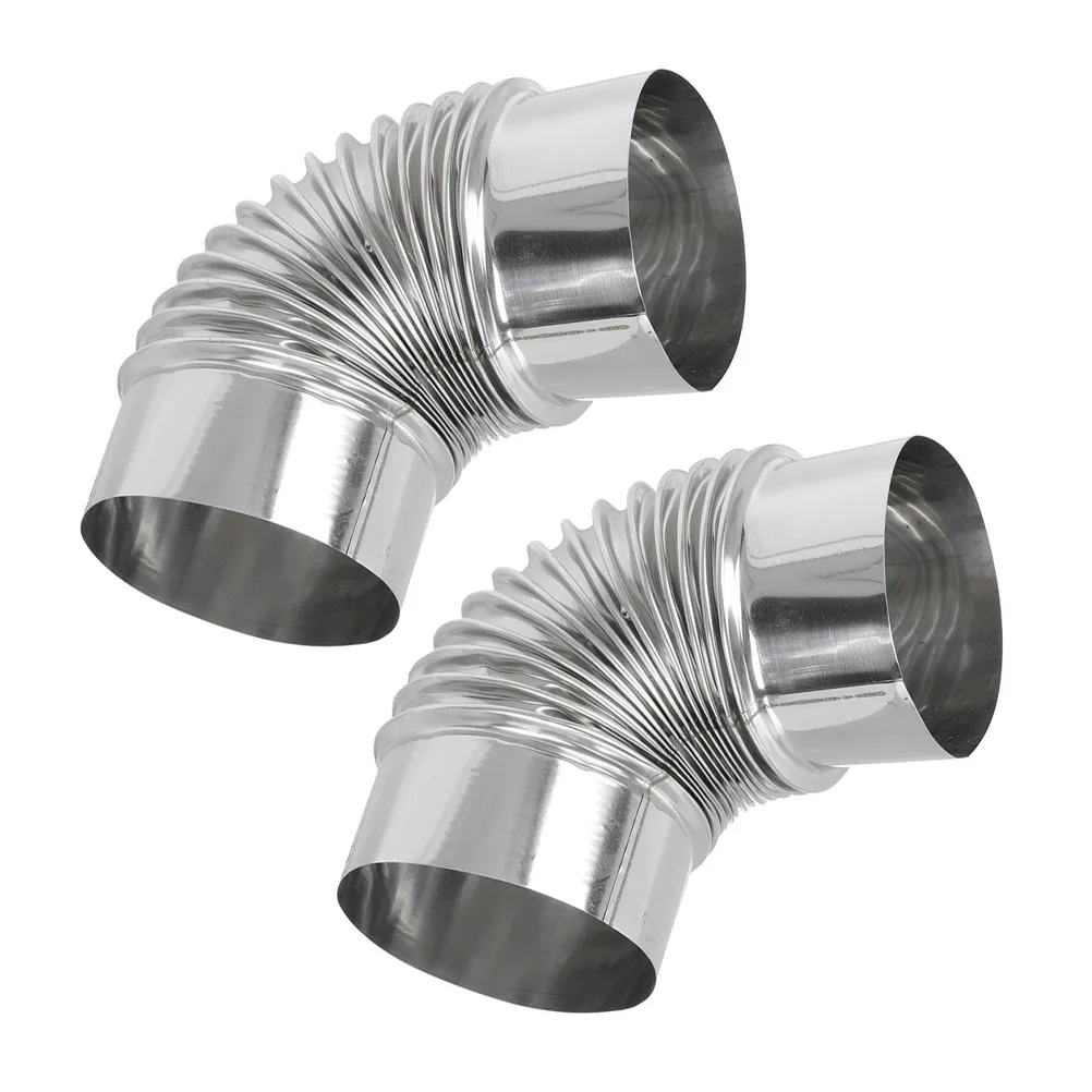 2Pcs Stainless Steel Exhaust Flue Gas Pipe Gas Water Heater Ventilation Efficient Stove Pipe Kit for Home Camping Tent Stove
2Pcs Stainless Steel Exhaust Flue Gas Pipe Gas Water Heater Ventilation Efficient Stove Pipe Kit for Home Camping Tent Stove