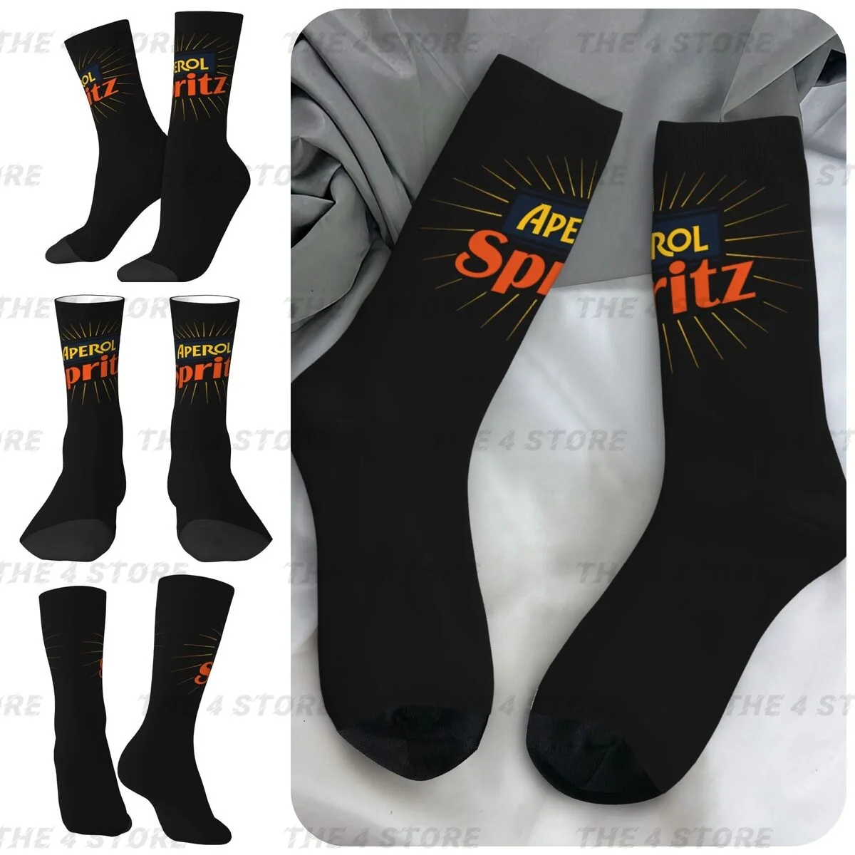 High elasticity polyester fiber cosy Unisex Hiking HEROLOR Fritzies Orange Juice Spritzs Interesting Four Seasons Socks
High elasticity polyester fiber cosy Unisex Hiking HEROLOR Fritzies Orange Juice Spritzs Interesting Four Seasons Socks